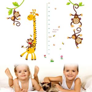 Trahoo-Sticker Mural Avec Hauteur, Mètre Enfants Mur Autocollant, Toise De Hauteur Pour Enfants, Tableau De Croissance Pour Enfant, Pour Garçons Et Filles, Décoration De Chambre, Jardin D'enfants - Neuf