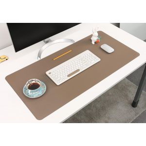 DDA-Sous-main en cuir double face, buvard pour ordinateur portable, tapis de souris, écriture, dessin, tapis d'art et d'artisanat (43,2 x 88,9 cm, kaki) - Neuf