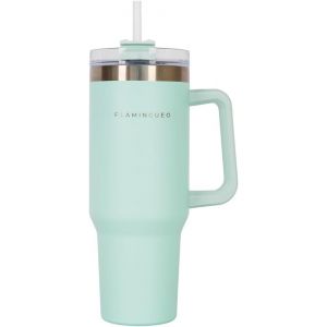 Mug Isotherme - Gourde Isotherme, Thermos Café, Acier Inoxydable, Thermos Paille, Boissons Froides 24h Et Chaudes 10h, Mug Thermos, 1,18l - Neuf