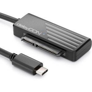 TYE-Adaptateur USB 3.0 SATA Câble USB C vers Disques Durs 2,5" Pouces HDDs SSDs 5 GBit/s UASP SATA I II III Plug&Play - Neuf