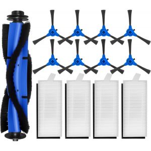 Kit de filtre &agrave; rouleau lat&eacute;ral pour eufy RoboVac 11S 15T 30 30C 15C 12 25C 35C, pour Bagotte BG600 BG600 MAX BG700 BG800, pour IMartine C800 D900 D900C, pour DEENKEE DK600 Aspirateur Robot - Neuf