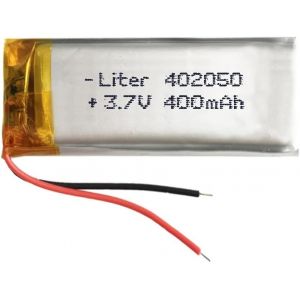 Batterie 402050 LiPo 3.7V 400mAh 1.48Wh 1S 5C Liter Energy Battery pour l'électronique Rechargeable Téléphone Portable Smartwatch GPS-Ne Convient Pas à la Radiocommande 52x20x4mm (400mAh|402050) - Neuf