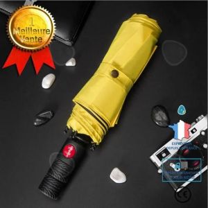 Parasol - Confo® - Automatique - Rouge - 3 Volets - Protection Solaire - Neuf