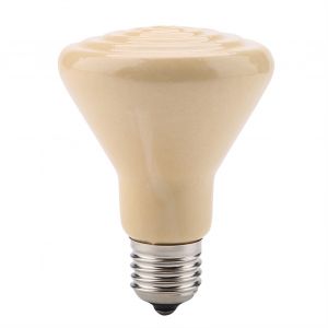 Hjlian Lampe Chauffante Infrarouge En Ceramique 220-230 V Pour Reptiles Et Animaux De Compagnie, 25 W, Jaune - Neuf