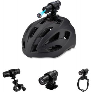 Camera De Moto Et V&eacute;lo 1080P,Cam&eacute;ra Corporelle Portable Imperm&eacute;able,Cam&eacute;ra D'Action Sportive Grand Angle 120&deg;,Ip65 Pour Le Sport Pour Casque V&eacute;lo&Moto Pour Sports De Plein Air - Neuf