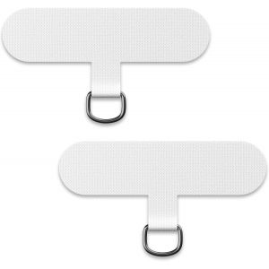 Lot De 2 Patchs Universels Pour Cordon, Transformez Votre Coque De T&eacute;l&eacute;phone En Cha&icirc;ne De T&eacute;l&eacute;phone, Tpu Ultra Fin S'Adapte &Agrave; Toutes Les Coques De T&eacute;l&eacute;phone StandardU2013Blanc[POP940157] - Neuf