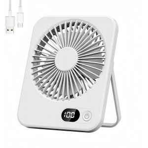 Ventilateur Usb,Mini Ventilateur Portable,Ventilateur Bureau,Ventilateur Mouche Table,Ventilateur Rechargeable,Ventilateur Usb Silencieux,5 Vitesse Pour La Chambre, Bureau,Table,Cuisine Mini - Neuf