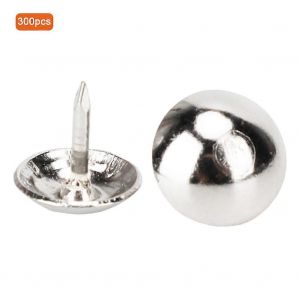 300 Pcs Tapisserie D'ameublement Ongle Rétro Fer Argent Blanc Bijoux Cadeau Boîte Boîte Meubles Décoratif Goujons Accessoires - Neuf