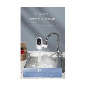 3000W Chauffe-eau électrique instantané Robinet Affichage numérique Chauffe-eau du robinet pour Bathroo - Neuf