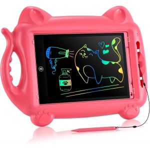 DDA-Ardoise Magique LCD,PINCAT Tablette Dessin Enfant 12 Pouces Tablette D'écriture Cadeau Bebe Fille Jouet Enfant 2 3 4 5 6 7 8 Ans Garcon Projecteur Dessin Jouets D'éveil Bloc Note Numerique Dessin - Neuf