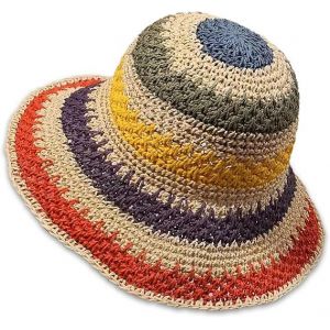 Pare-Soleil Chapeaux À Large Bord De Plage D'été De La Pac Pour Les Femmes Pliable Voyage De Vacances Chapeau De Paille - Neuf