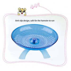 Hjlian Roue D'exercice Silencieuse En Plastique Pour Souris Et Hamster, Bleu - Neuf