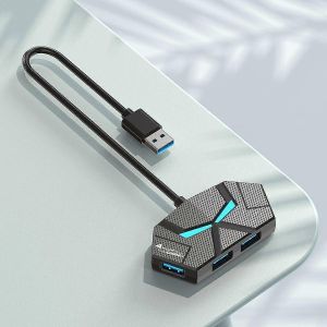 Hub USB 4 ports pour la connectivit&eacute; des ordinateurs portables et des PC - Neuf