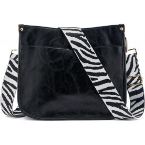 KALANKA-Femmes Sacs à Bandoulière en Cuir Sac à Dos Dame Hobo Sac à Main Poches Zippées Sac Avec Sangle Réglable - Neuf