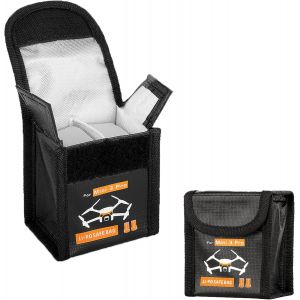 Sac De Rangement De Batterie Lipo Pour Dji Mini3 Mini 3 Pro Housse Etui De Protection Bo&icirc;te De Stockage De Batterie Antid&eacute;flagrant Anti-Humidit&eacute; Anti-Poussi&egrave;re Accessoires Drones (2)-Marque G&eacute;n&eacute;rale - Neuf