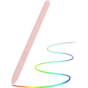 Stylet de Remplacement pour Tab S6 Lite, Stylet de Remplacement en Plastique S Pen avec 5 Embouts pour Tablette SM P610 SM P615, Tr&egrave;s Sensible (Pink) - Neuf