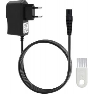 ERYI-Chargeur Adaptateur 12V Pour Braun Rasoir Électrique Série 9/7/6/5/4/3/2/1, Remplacement D'Alimentation Chargeur, Cable Alimentation Rasoir, Avec Brosse De Nettoyage, Protection Multiple - Neuf
