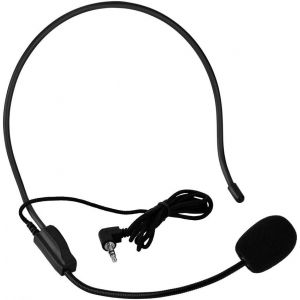 ChenQuanSarl-Micro Casque, Microphone À Condensateur Filaire Monté Sur La Tête, Mini Micro Mains Libres Portable Avec Pr Jack 3,5 Mm Et Perche Filaire Flexible Pour Les Présentations De Haut-Parleurs - Neuf
