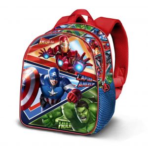 Sac &agrave; Dos 3D Elite - Avengers Battle - Bleu - Taille Unique - Neuf