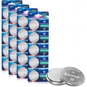 CRPile Bouton au Lithium 3V CR-Piles Lot de 205 Ans Garantie de Stockage (2430-20) - Neuf