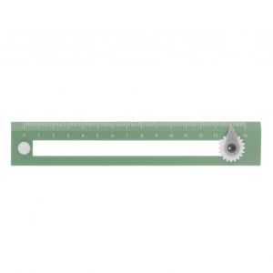 Compas et regle 2 en 1, outil d'apprentissage de haute precision pour etudiants, vert - Neuf