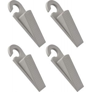 Butée de porte en caoutchouc Cale Butée de porte - Crochet robuste Type Arrêts de porte Jam de porte de rez-de-chaussée - Neuf