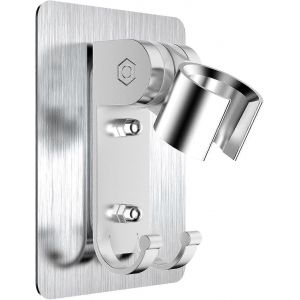 Support de douche,support de douche,pas besoin de percer des trous pour installer de la colle forte avec des trous pour vis - Neuf