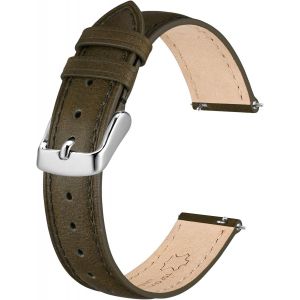 Bracelets De Montre En Cuir &Eacute;l&eacute;gant, D&eacute;gagement Rapide, Bracelet De Montre Pour Femmes Et Hommes, Compatibles Avec Les Cornes De Montre De 12mm 14mm 15mm 16mm 18mm 20mm - Neuf