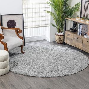 Sjzg-Home Tapis Shaggy Uni - Tapis De Couloir, Salon, Salle &Agrave; Manger, Chambre, Cuisine, Entr&eacute;e - Poil Long Moelleux Et Doux, Beige Motif Berb&egrave;re, Carpette Chambre Monochrome 120 Cm - Gris - Neuf