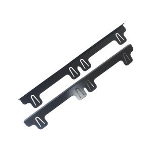 Cache-Joints R&eacute;glables En Acier Inoxydable Pour Plan De Travail De Cuisini&egrave;re - Noir - Neuf