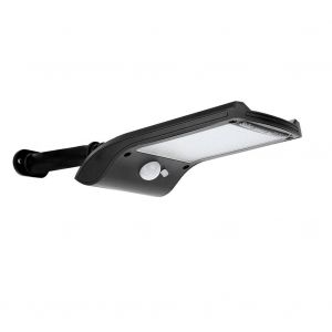 Hjlian Applique Murale De Jardin Etanche A Double Capteur Avec Panneau Solaire Led Et Tige De Montage - Neuf