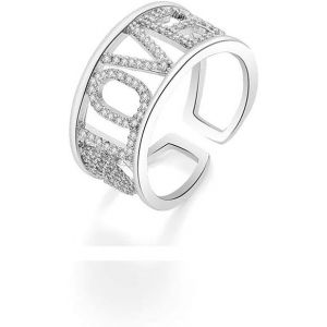 Kahfl-Femme Mixte Homme Plaqué Argent Incolore Oxyde De Zirconium - Neuf