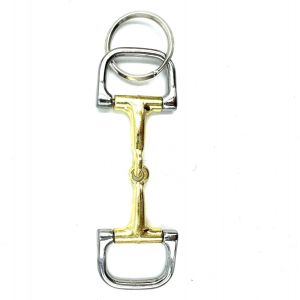 Kal-Porte-Clés Métallique Avec Pendentif Cheval Cavalier Poney - Neuf