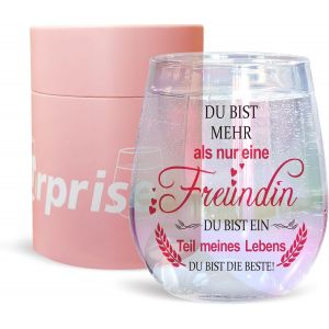 Cadeaux Pour Petite Amie,Femme,Verres À Vin,Anniversaire Pour Femme,Cadeaux Personnalisés Pour Meilleur Ami,Cadeau De Remerciement,Cadeaux D'amitié (Cadeaux D'amitié) - Neuf