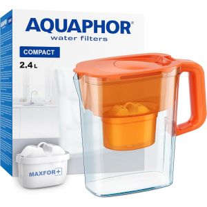 Carafe Filtrante Compact Avec 1 Filtre Maxfor+ 200l-2,4 L (Orange) - Neuf