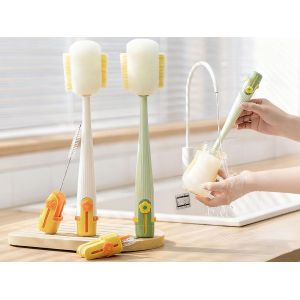 Brosse De Nettoyage 5 En 1 Pour Thermos, Tasses Et Bouteilles D'eau - Neuf