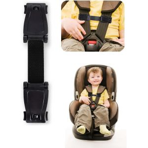 Subzonal-Boucle Pour Ceinture De S&eacute;curit&eacute; Si&egrave;ge B&eacute;b&eacute;, Boucle Anti-Fuite Pour Si&egrave;ge De B&eacute;b&eacute;, Boucle De S&eacute;curit&eacute; Enfant, Convient Jusqu'&agrave; 4 Ans, R&eacute;glable De 3,5 &Agrave; 7 Cm, Noir - Neuf