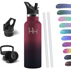 Kalanka-Gourde Isotherme - 750ml Bouteille Isotherme Avec Isolation Par Double Paroi Gourde, Gourde Inox Isotherme Anti Fuite Reutilisable Sans Bpa Pour Sport, Gym, Randonn&eacute;e - Neuf