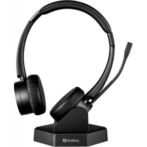 lbgwp60-Bluetooth Office Headset Pro+ | Oreillette Bluetooth Avec Microphone | Double Connexion Pour Téléphone Et Pc | Bluetooth 5.0 | Voyant D'Occupation | Écouteurs Sans Fil | Portée De 30 Mètres - Neuf