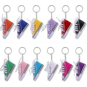 lbgwp60-Porte-Clés Mode Pendentif Chaussure En Toile Porte-Clés Cadeau Pendentif De Sac Cadeau Pour Voiture/Pochette/Sac 12 Pièce - Neuf