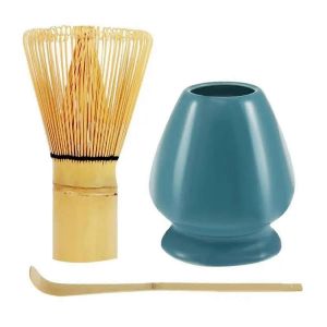 Service À Thé Japonais Matcha,Fouet En Bambou,Cuillère À Café Et Théière - Neuf