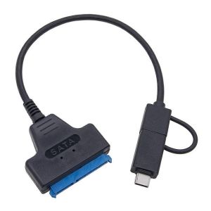 C&acirc;ble USB 3.0 vers SATA C&acirc;ble adaptateur de disque dur USB C pour 2.5 avec c&acirc;ble adaptateur de disque dur Compute - Neuf