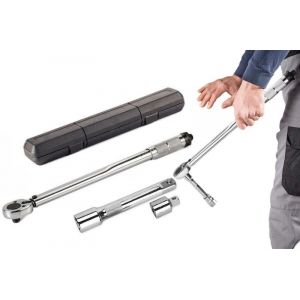 Cl&eacute; dynamom&eacute;trique r&eacute;glable avec affichage num&eacute;rique et rallonge &iquest; entra&icirc;nement 1/2 pouce - Neuf