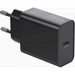 JGD-45W Chargeur Secteur pour Samsung Galaxy S25 Ultra/S25 Plus/S24 FE/S23 Ultra/S21 S20/S23,A56 5G A55 A54 A25 A53 A33 A34 A36 A26/Z Fold 5 6 7 iPhone 16 17/iPhone Air Charge Rapide USB C Adapteur P - Neuf