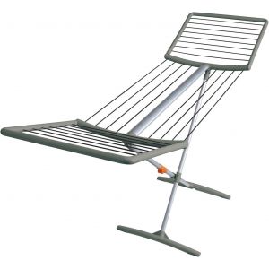 KGABERY-Fashiondry 40809 Étendoir À Linge Avec Système De Serrage Automatique Des Cordes À Linge,Longueur De Séchage 18 M,Version En Aluminium - Neuf