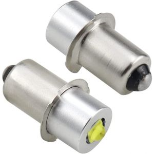 2 Pcs P13.5s 5w Led Ampoules De Rechange Pour Lampe De Poche Ampoule De Torche Électrique 6-24v 300lm 4-6 C/D Une Batterie Ampoule De Rechange Pour Lampe De Poche[Amp741884] - Neuf