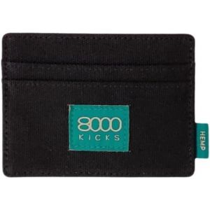 Portefeuille Skinny | Portefeuille Extra Fin En Chanvre ! Avec Protection Rfid, Noir , Flach Und Kompakt, Minimaliste - Neuf