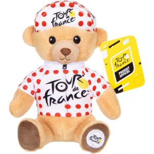 DDA-Peluche - GIPSY TOYS - Tour De France - OURS MAILLOT A POIS 15 CM - Neuf