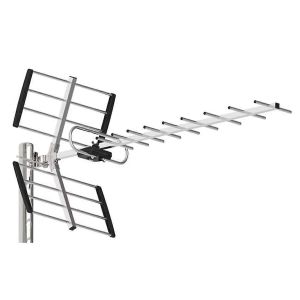 Antenne TV numerique haute definition exterieure HD avec une portee allant jusqu'a 200 miles Antenne TV pour grenier ou toit Chaines TV 4K gratuites - Neuf