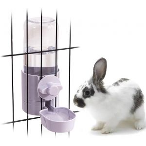 Cmws-Bouteille D'eau De Lapin De 500 Ml, Distributeur D'eau Suspendu Pour Animaux De Compagnie, Petit Bol D'eau Automatique Suspendu Pour Lapin Chat Furet - Neuf